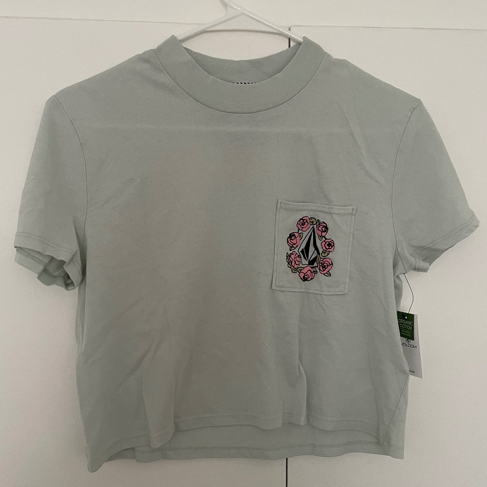 Women's Pocket Dial Short Sleeve Tee Volcom
